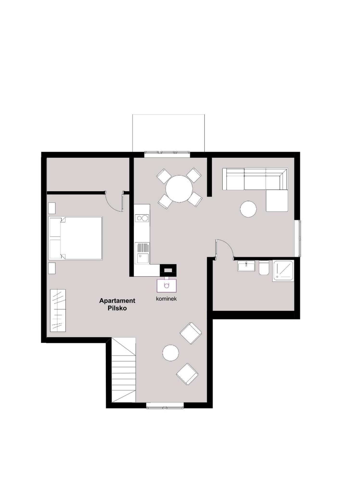 W Deski Dom Apartamenty Krzyżowa Zewnętrze zdjęcie